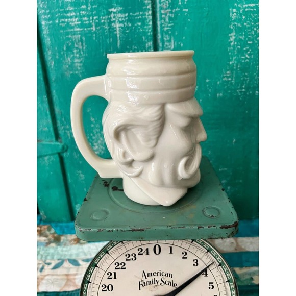 Custard Glass Casey at the Bat Vintage Avon Tankard Stein Mug45 - Picture 9 of 9